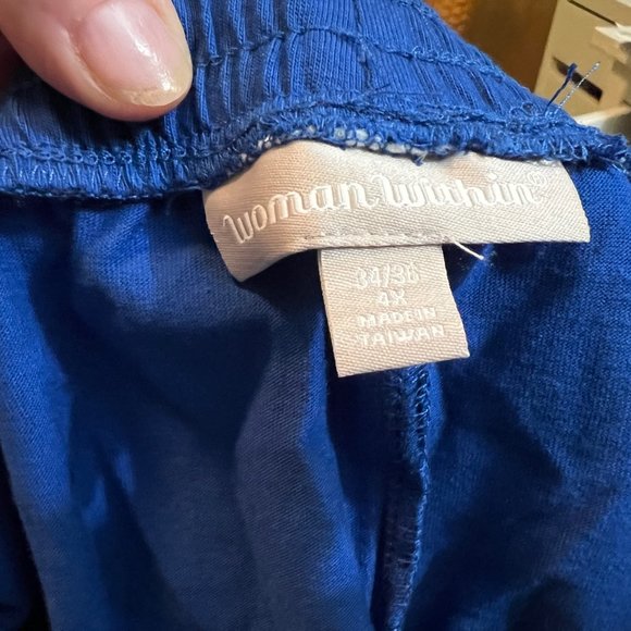 Women Within Blue 4X Shorts NWT - Picture 4 of 7